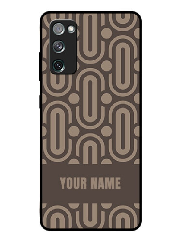 Custom Galaxy S20 FE Custom Glass Phone Case - Captivating Zero Pattern Design
