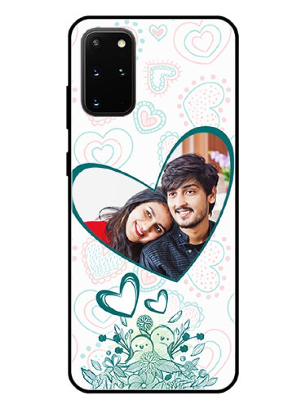 Custom Galaxy S20 Plus Photo Printing on Glass Case  - Premium Couple Design