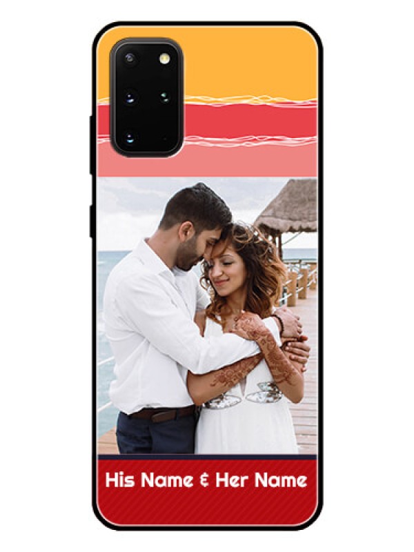 Custom Galaxy S20 Plus Custom Glass Mobile Case  - Colorful Case Design