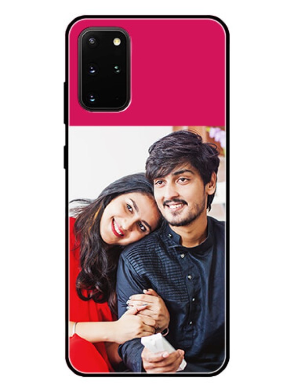 Custom Galaxy S20 Plus Custom Glass Mobile Case  - Anniversary Cover Design
