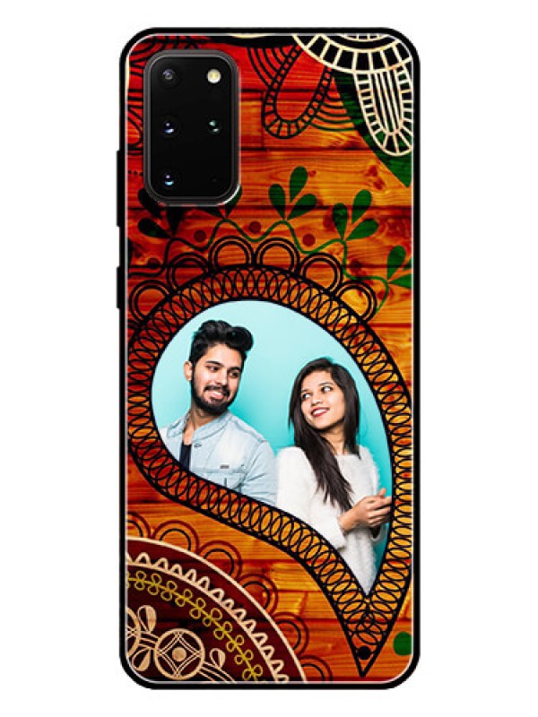 Custom Galaxy S20 Plus Personalized Glass Phone Case  - Abstract Colorful Design