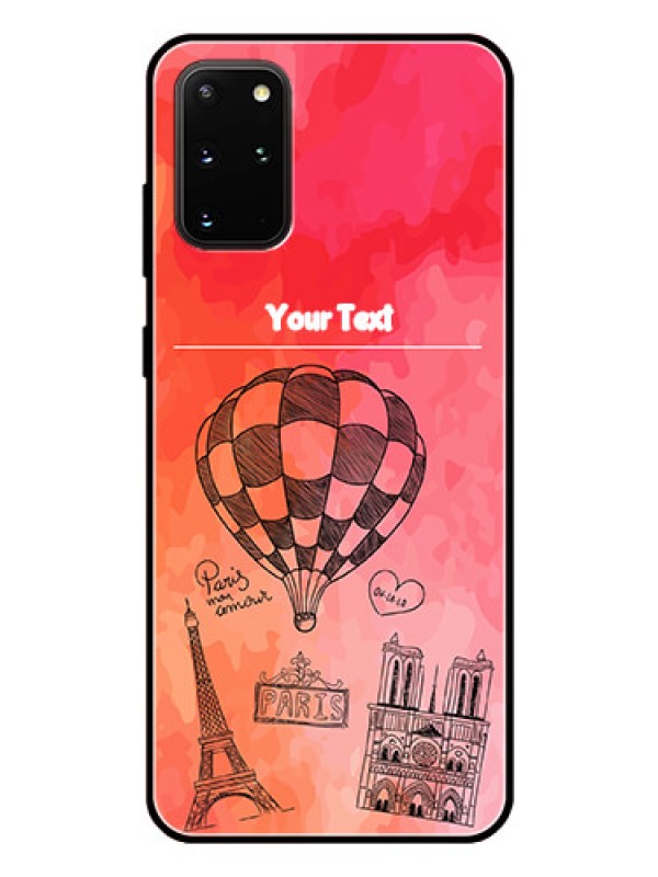 Custom Galaxy S20 Plus Custom Glass Phone Case  - Paris Theme Design