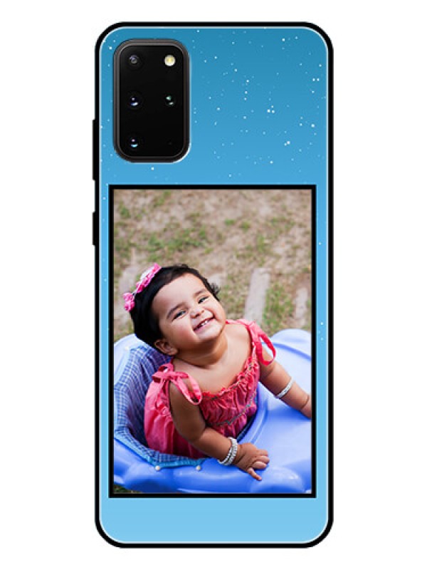 Custom Galaxy S20 Plus Custom Glass Mobile Case  - Wave Pattern Colorful Design