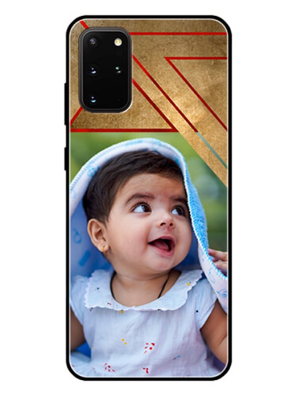 Custom Galaxy S20 Plus Personalized Glass Phone Case  - Gradient Abstract Texture Design