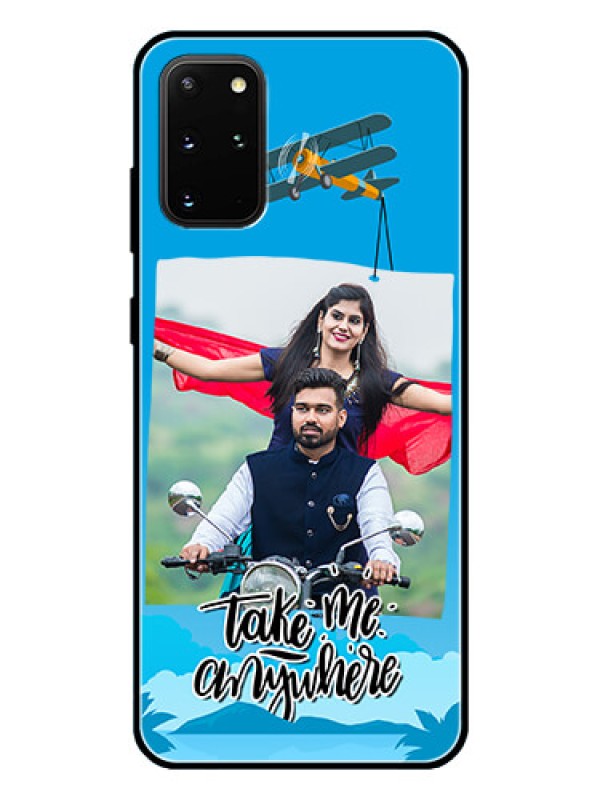 Custom Galaxy S20 Plus Custom Glass Mobile Case  - Traveller Design 