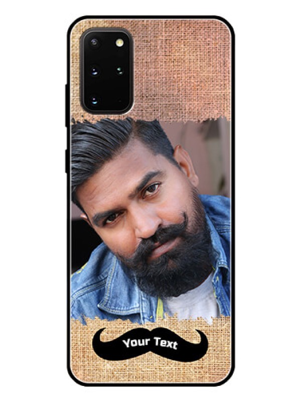 Custom Galaxy S20 Plus Personalized Glass Phone Case  - with Texture Design