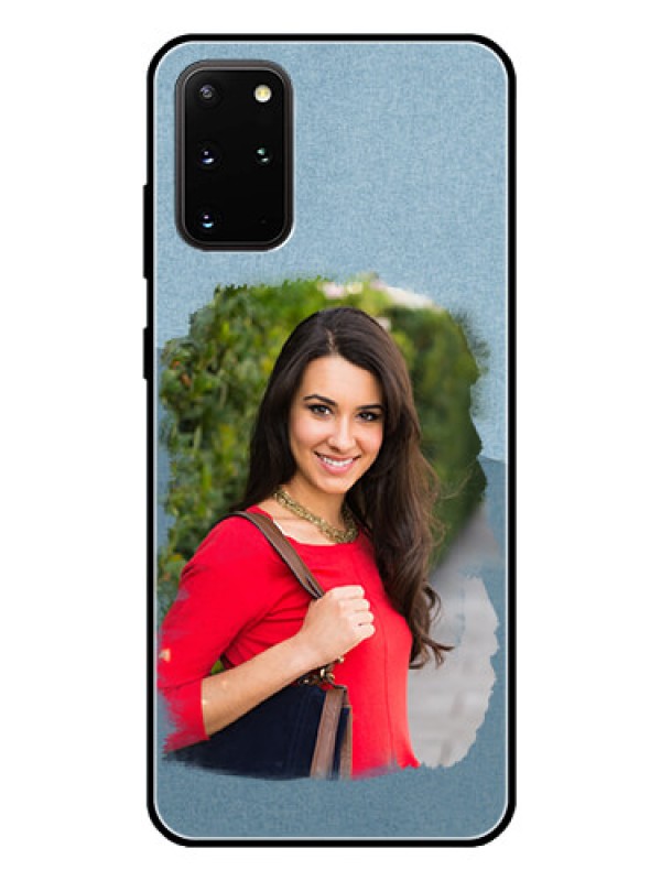 Custom Galaxy S20 Plus Custom Glass Mobile Case  - Grunge Line Art Design