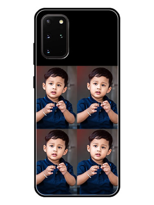 Custom Galaxy S20 Plus 4 Image Holder on Glass Mobile Cover