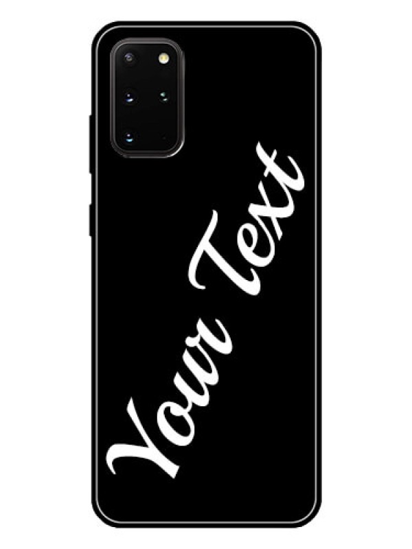 Custom Galaxy S20 Plus Custom Glass Mobile Cover with Your Name