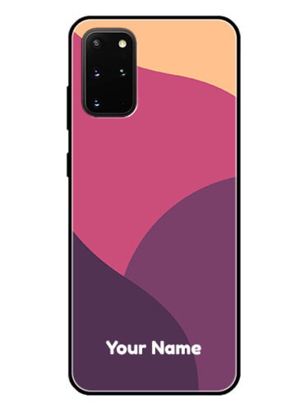Custom Galaxy S20 Plus Custom Glass Phone Case - Mixed Multi-colour abstract art Design