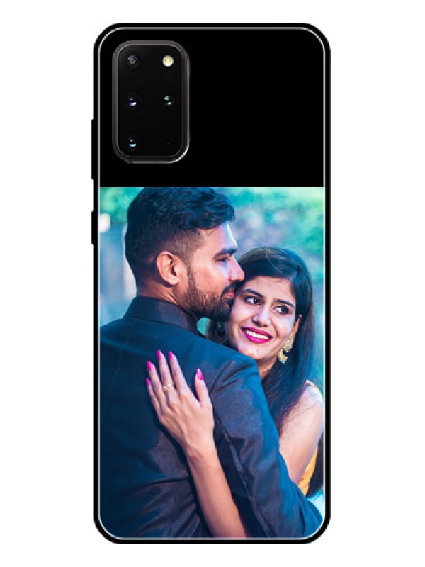 Custom Galaxy S20 Plus Custom Glass Phone Case - Upload Full Picture With Custom Color Design