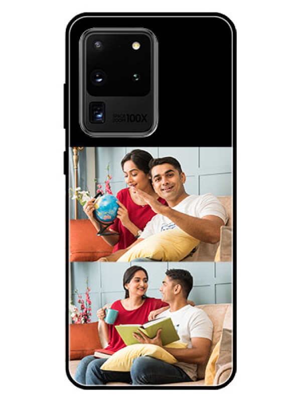 Custom Galaxy S20 Ultra 2 Images on Glass Phone Cover