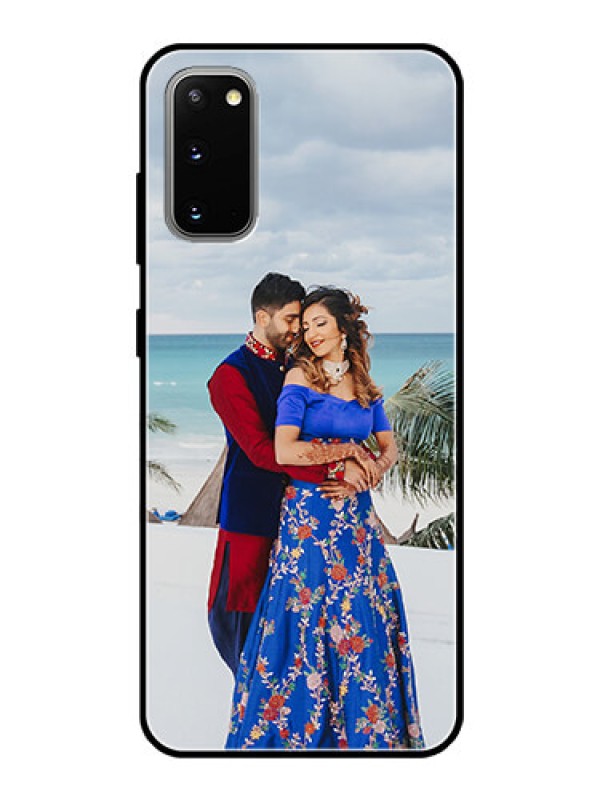 Custom Galaxy S20 Photo Printing on Glass Case  - Upload Full Picture Design