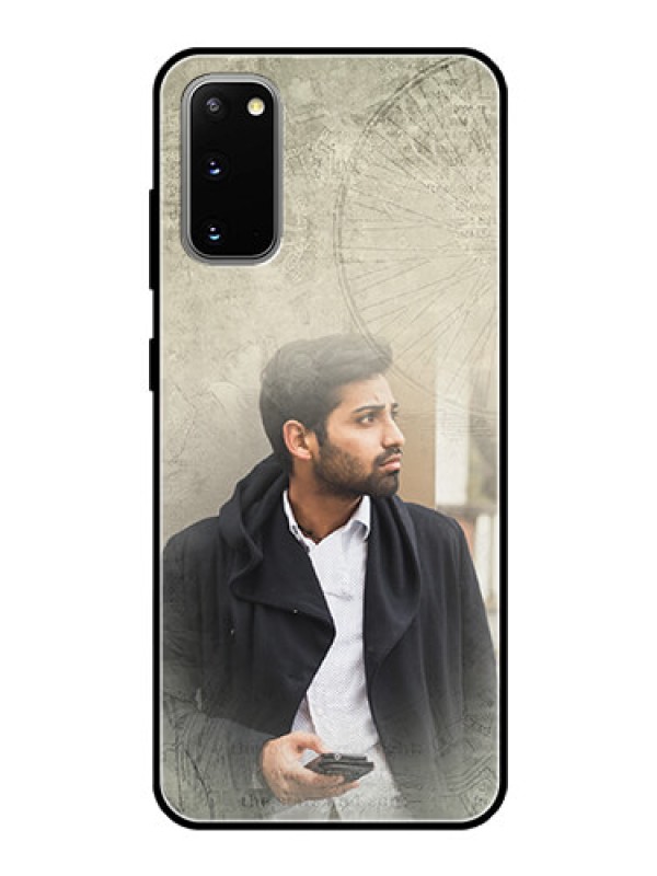 Custom Galaxy S20 Custom Glass Phone Case  - with vintage design