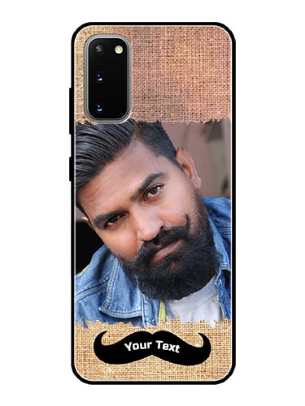 Custom Galaxy S20 Personalized Glass Phone Case  - with Texture Design