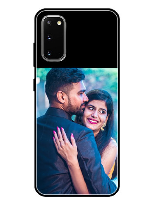 Custom Galaxy S20 Custom Glass Phone Case - Upload Full Picture With Custom Color Design
