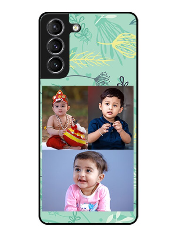 Custom Galaxy S21 Photo Printing on Glass Case  - Forever Family Design 
