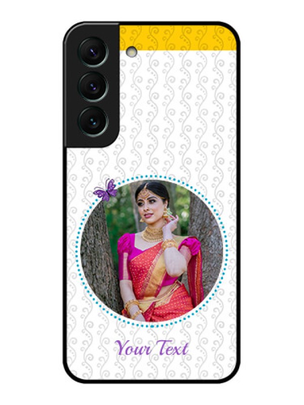 Custom Galaxy S22 5G Custom Glass Mobile Case - Girls Premium Case Design