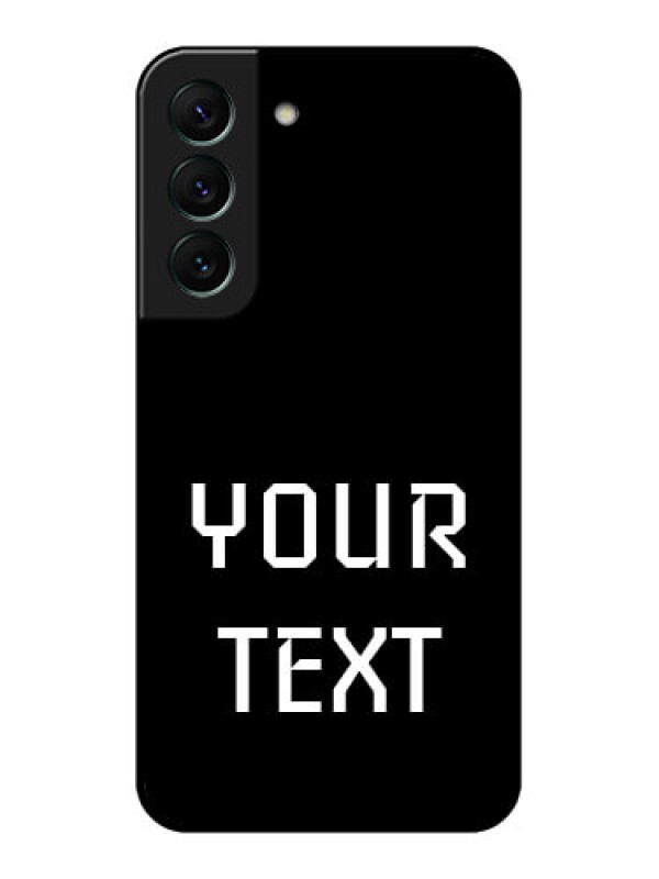 Custom Galaxy S22 5G Your Name on Glass Phone Case