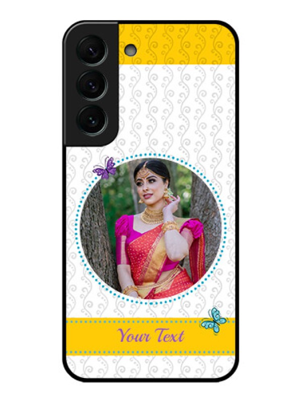 Custom Galaxy S22 Plus 5G Custom Glass Mobile Case - Girls Premium Case Design