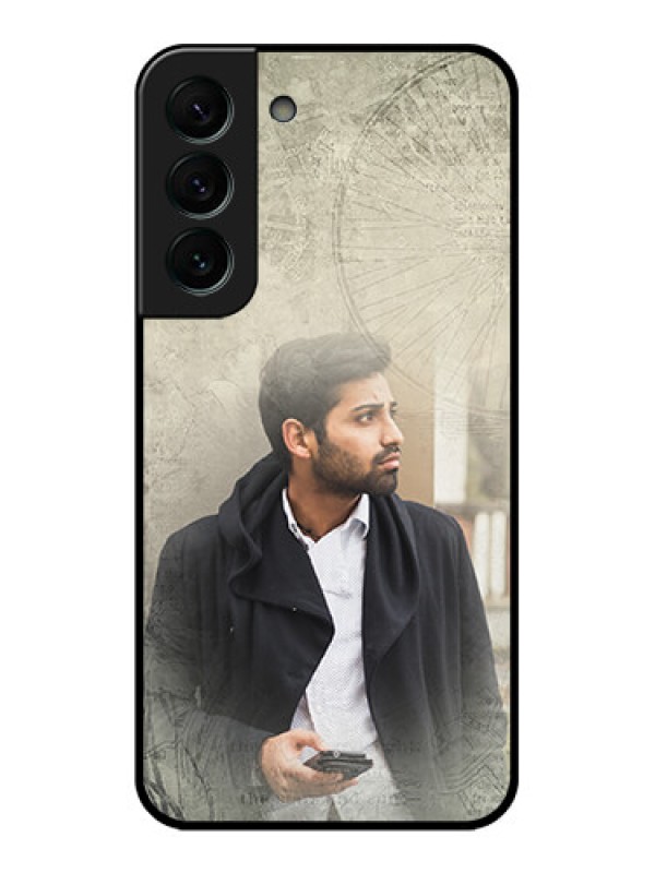 Custom Galaxy S22 Plus 5G Custom Glass Phone Case - with vintage design