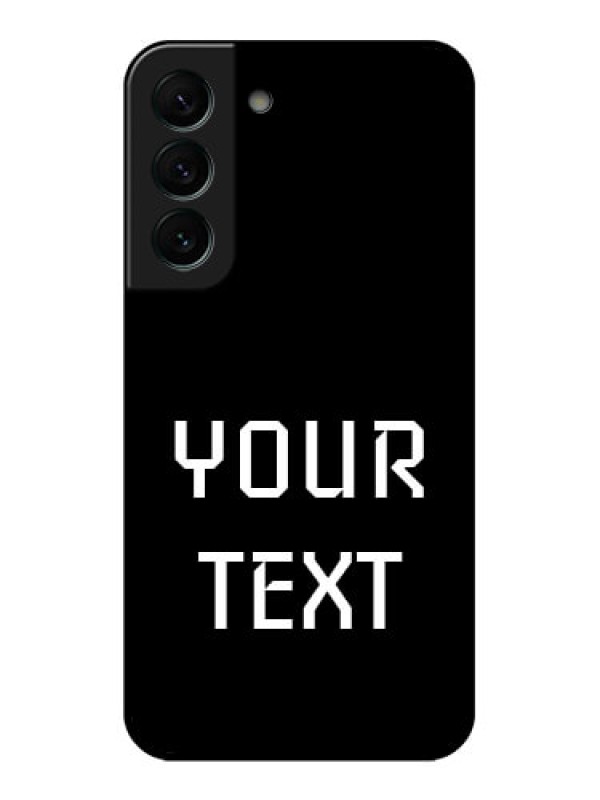 Custom Galaxy S22 Plus 5G Your Name on Glass Phone Case