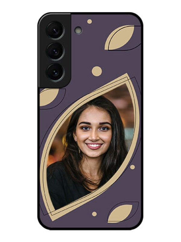 Custom Galaxy S22 Plus 5G Custom Glass Mobile Case - Falling Leaf Design