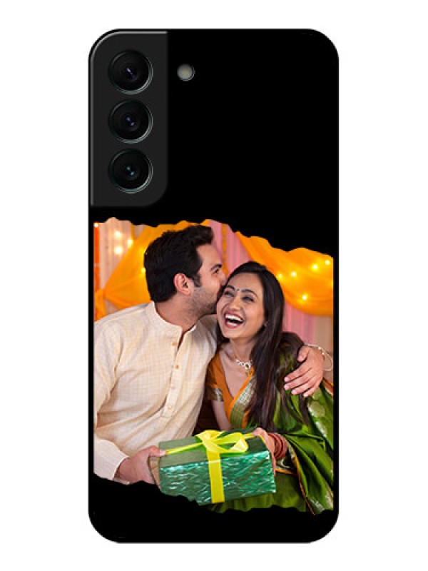 Custom Galaxy S22 Plus 5G Custom Glass Phone Case - Tear-off Design