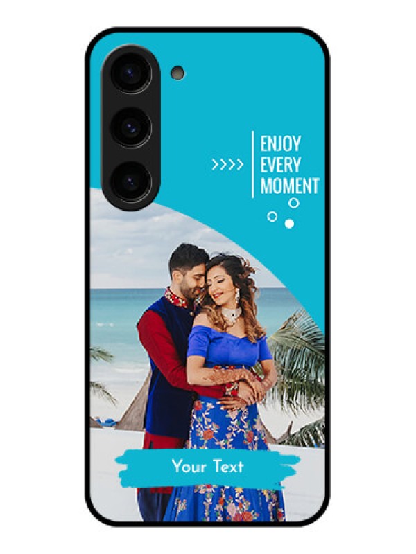 Custom Galaxy S23 5G Custom Glass Mobile Case - Happy Moment Design