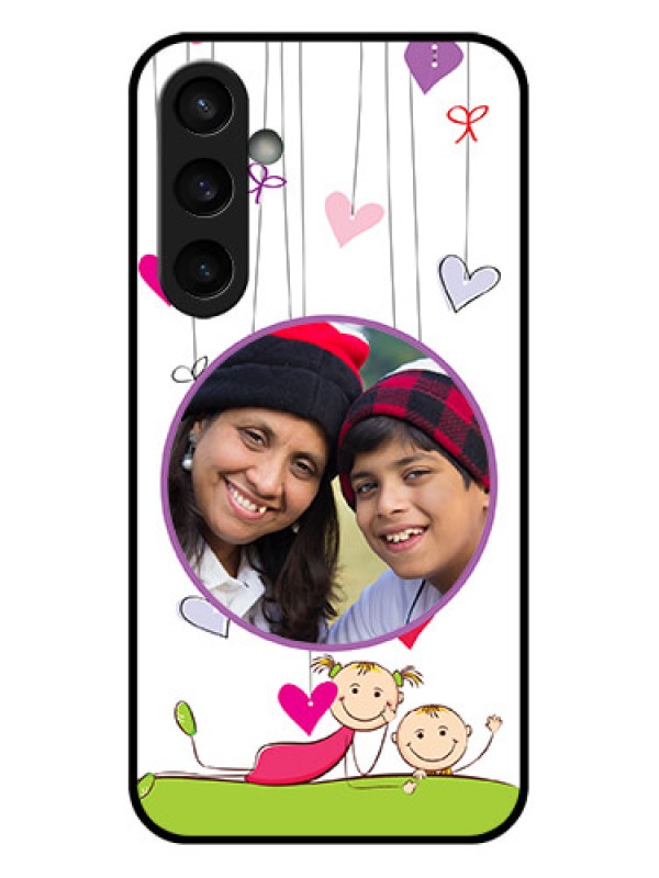 Custom Samsung Galaxy S23 FE 5G Custom Glass Phone Case - Cute Kids Phone Case Design