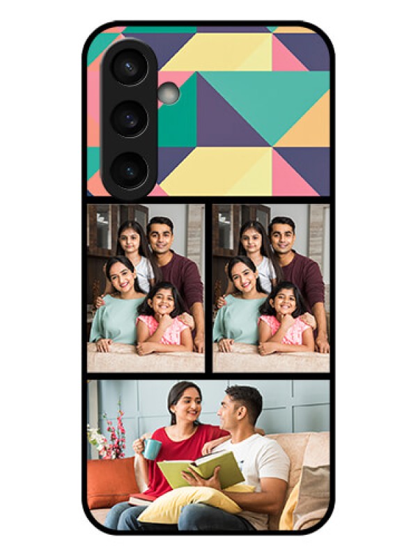 Custom Samsung Galaxy S23 FE 5G Custom Glass Phone Case - Bulk Pic Upload Design