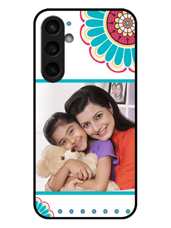 Custom Samsung Galaxy S23 FE 5G Custom Glass Phone Case - Flower Design