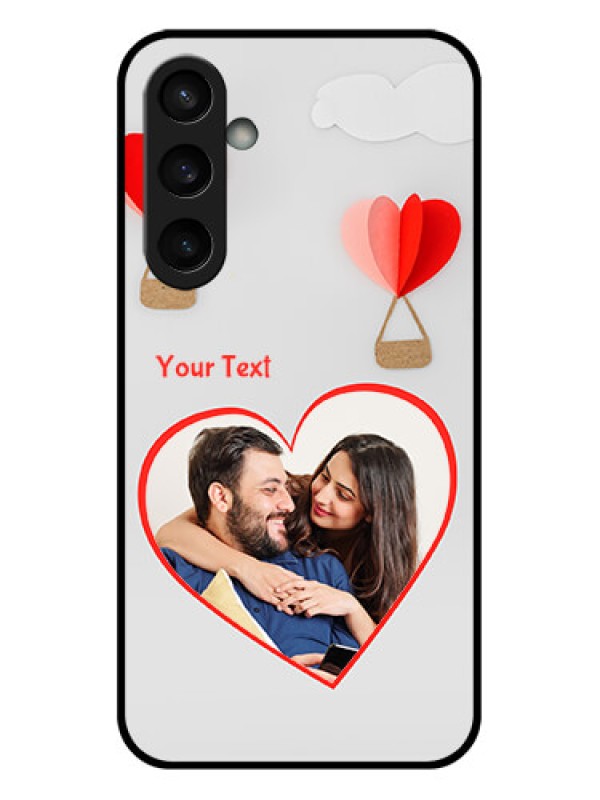 Custom Samsung Galaxy S23 FE 5G Custom Glass Phone Case - Parachute Love Design