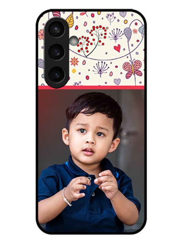 Custom Samsung Galaxy S23 FE 5G Custom Glass Phone Case - Premium Floral Design