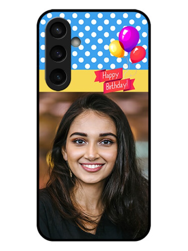 Custom Samsung Galaxy S23 FE 5G Custom Glass Phone Case - Happy Birthday Design