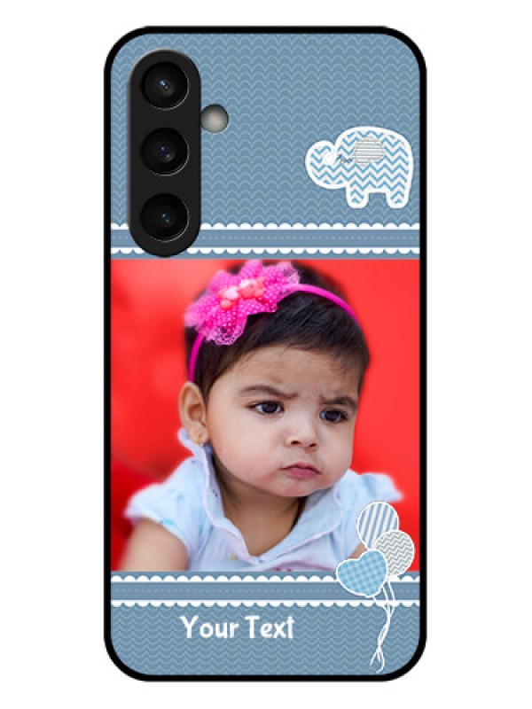 Custom Samsung Galaxy S23 FE 5G Custom Glass Phone Case - With Kids Pattern Design