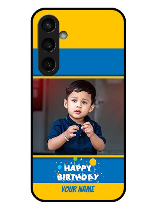 Custom Samsung Galaxy S23 FE 5G Custom Glass Phone Case - Birthday Wishes Design