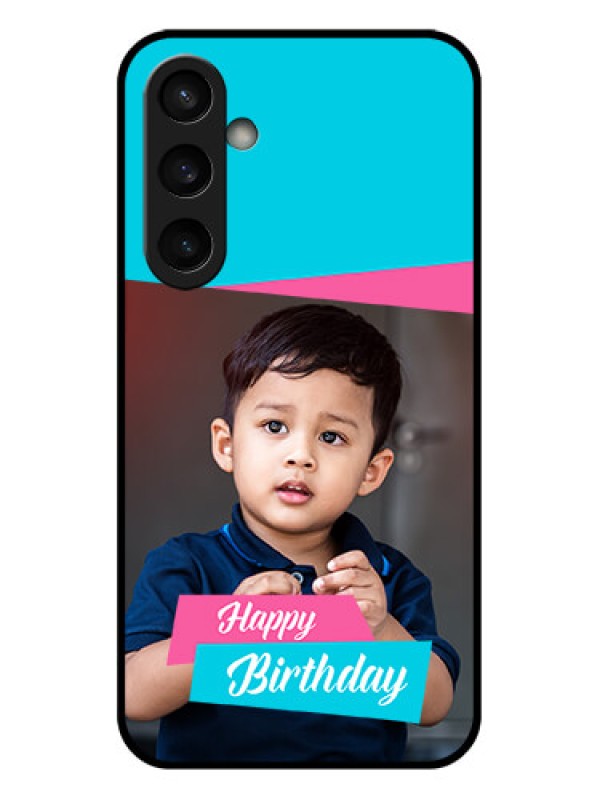 Custom Samsung Galaxy S23 FE 5G Custom Glass Phone Case - Image Holder With 2 Color Design