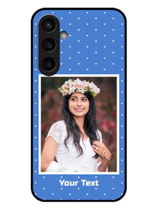 Custom Samsung Galaxy S23 FE 5G Custom Glass Phone Case - Polka Dots Design