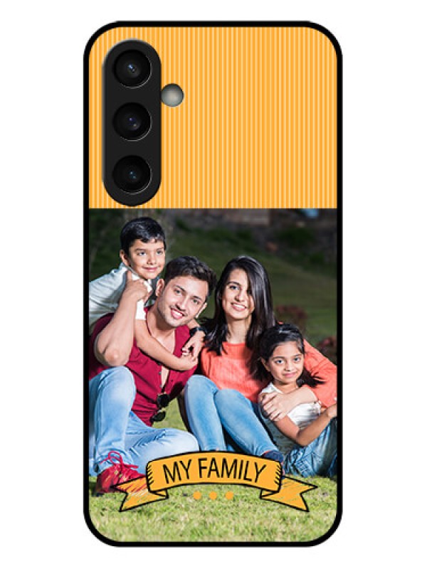 Custom Samsung Galaxy S23 FE 5G Custom Glass Phone Case - My Family Design