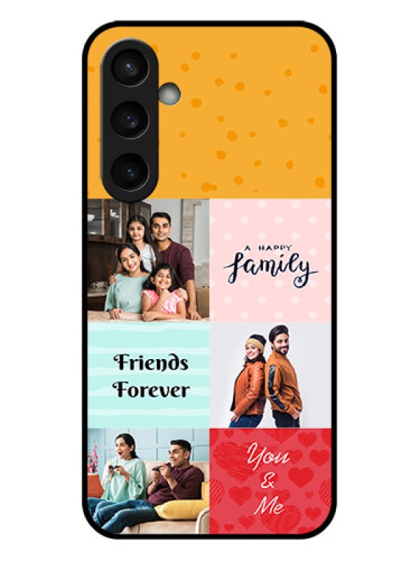 Custom Samsung Galaxy S23 FE 5G Custom Glass Phone Case - Images With Quotes Design