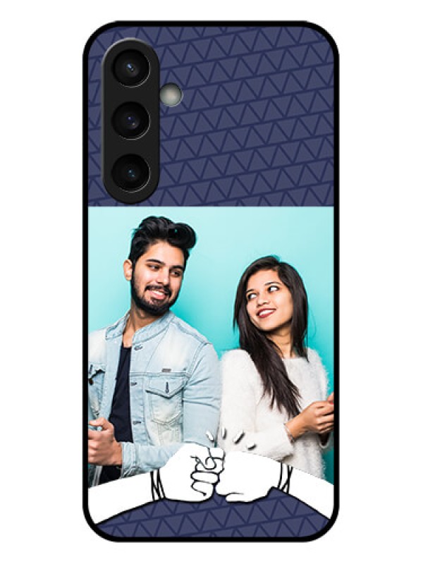 Custom Samsung Galaxy S23 FE 5G Custom Glass Phone Case - With Best Friends Design