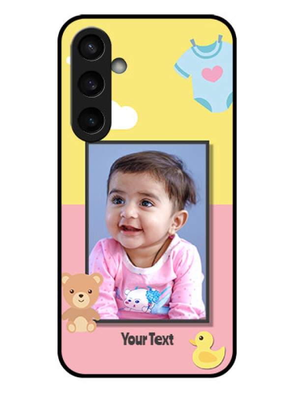 Custom Samsung Galaxy S23 FE 5G Custom Glass Phone Case - Kids 2 Color Design