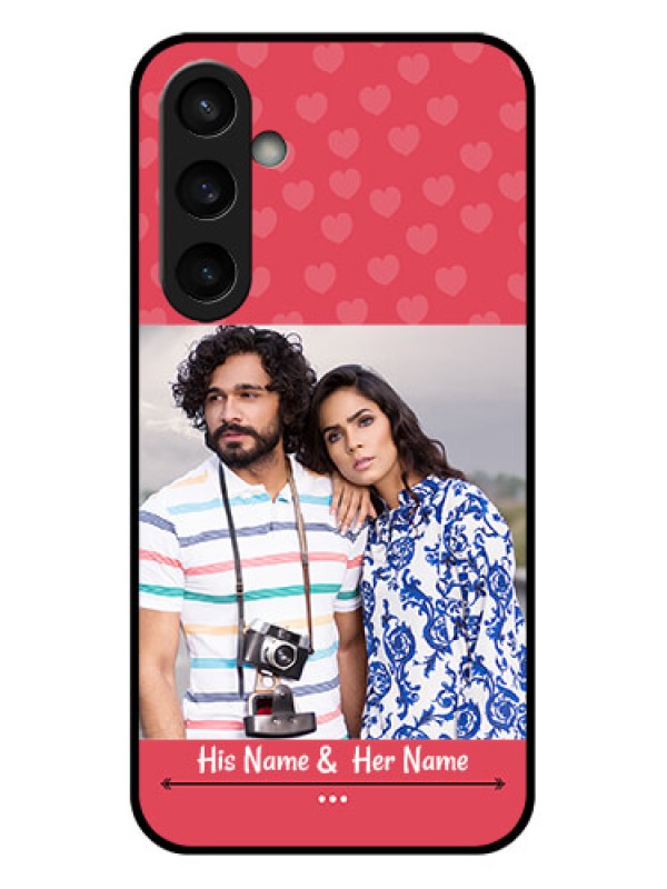 Custom Samsung Galaxy S23 FE 5G Custom Glass Phone Case - Simple Love Design