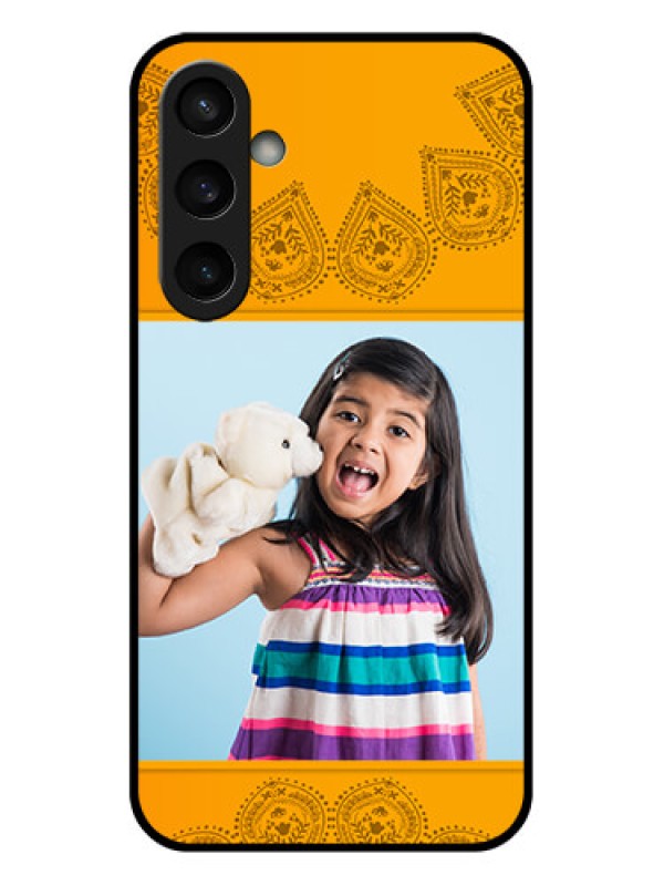 Custom Samsung Galaxy S23 FE 5G Custom Glass Phone Case - Photo Wedding Design
