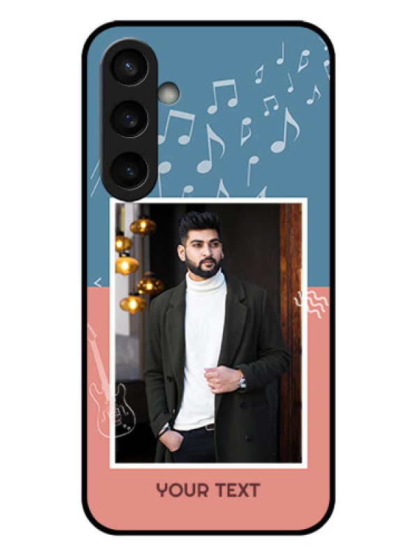 Custom Samsung Galaxy S23 FE 5G Custom Glass Phone Case - With Color Musical Note Design