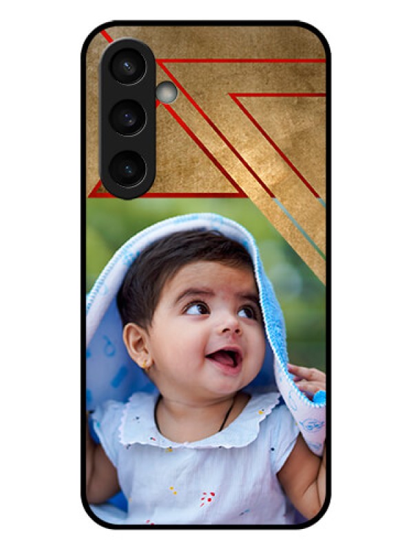 Custom Samsung Galaxy S23 FE 5G Custom Glass Phone Case - Gradient Abstract Texture Design