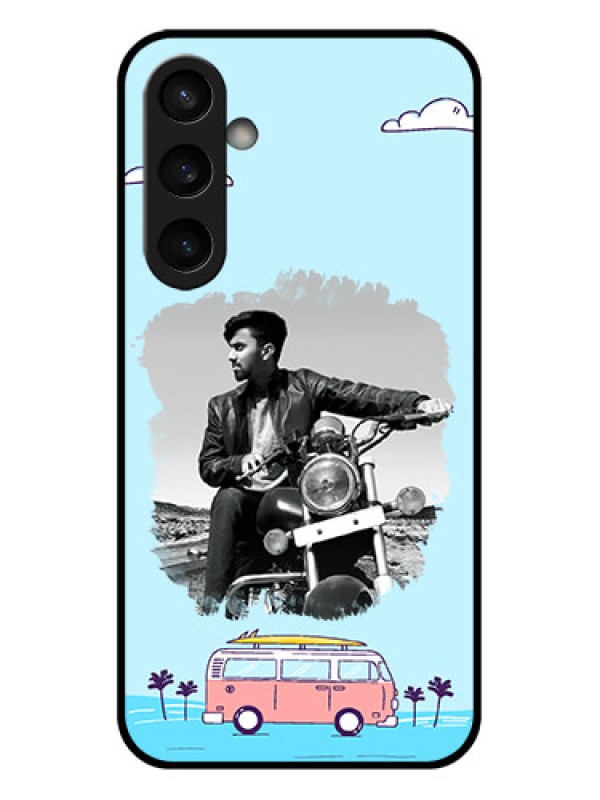 Custom Samsung Galaxy S23 FE 5G Custom Glass Phone Case - Travel & Adventure Design