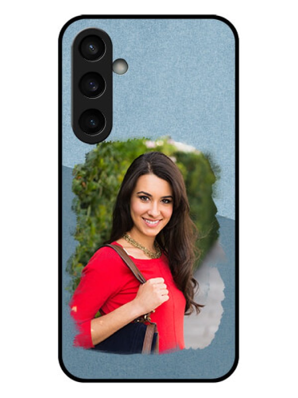 Custom Samsung Galaxy S23 FE 5G Custom Glass Phone Case - Grunge Line Art Design