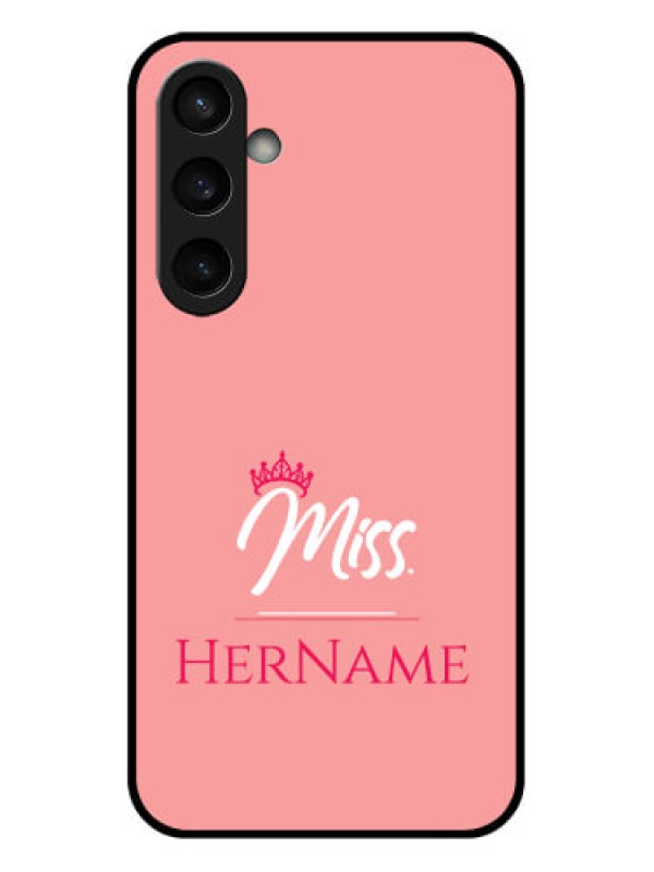 Custom Samsung Galaxy S23 FE 5G Custom Glass Phone Case - Mrs With Name Design